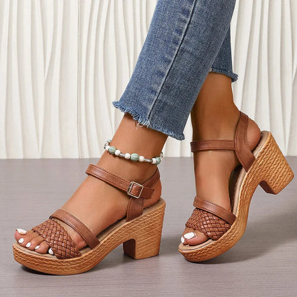 Sorrelia | Sandalias de Plataforma Tejidas