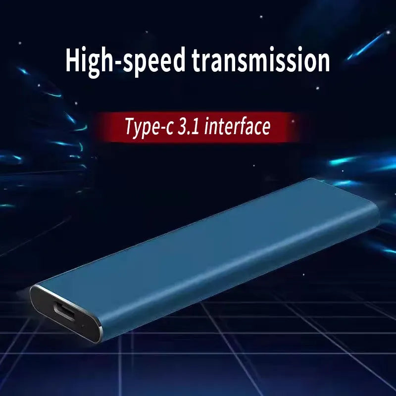 Unidad de almacenamiento portátil externa SSD USB de metal