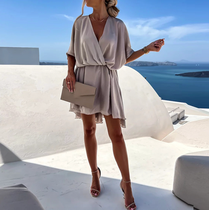 Lennon - Vestido Mini Chic de Verano con Cintura Alta