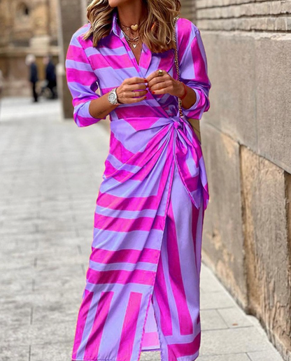 Zara | Vestido cruzado estampado