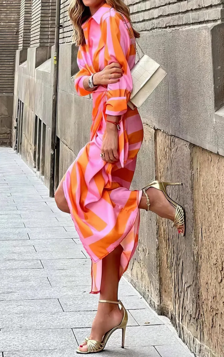 Zara | Vestido cruzado estampado