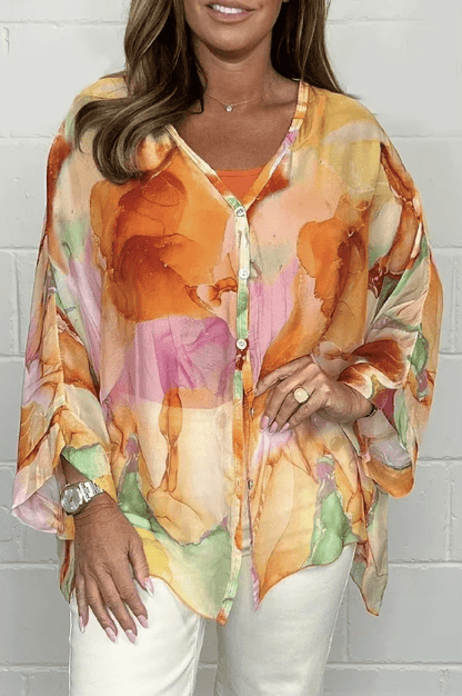 Kiara | Top de gasa con encanto elegante