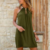 Briar - Vestido Mini sin Mangas con Cuello Halter