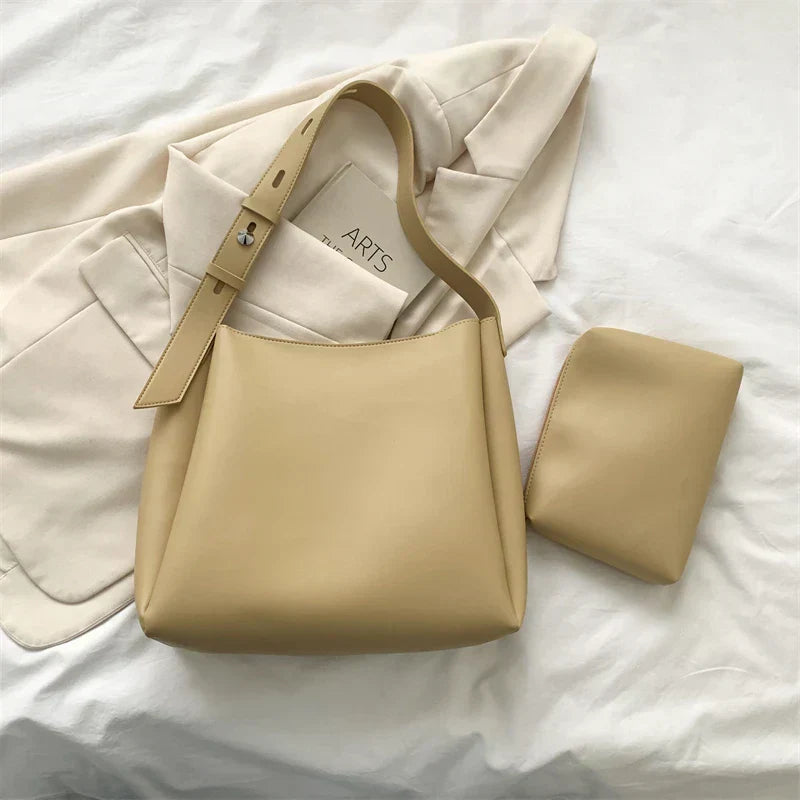 Bolsa Tote de Cuero de Moda para Mujeres