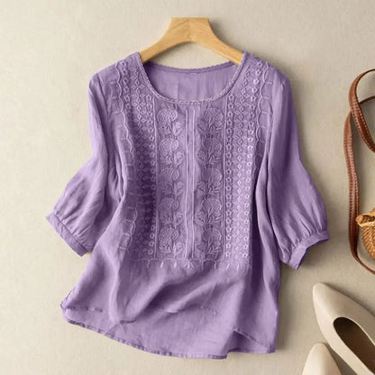Marcelina | Blusa Relajada Bordada