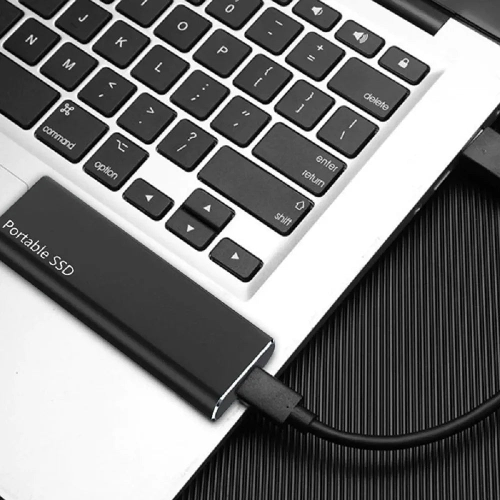 Unidad de almacenamiento portátil externa SSD USB de metal