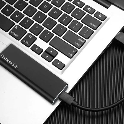 Unidad de almacenamiento portátil externa SSD USB de metal