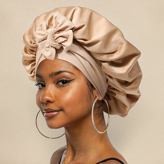 Luxurious Silk Sleep Cap - Protection and Comfort for Your Hair at Night
