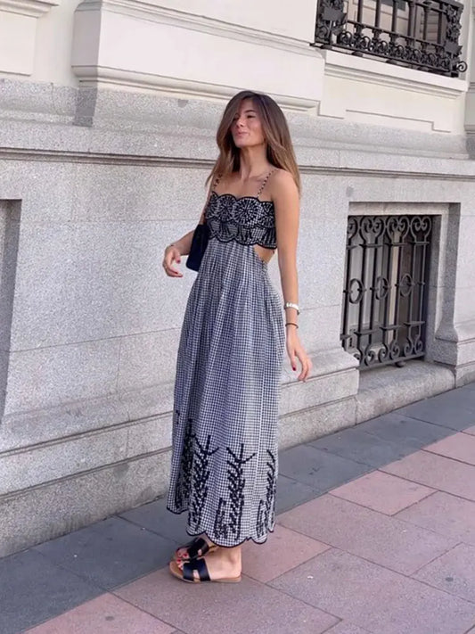 Clara - Vestido a cuadros vichy chic