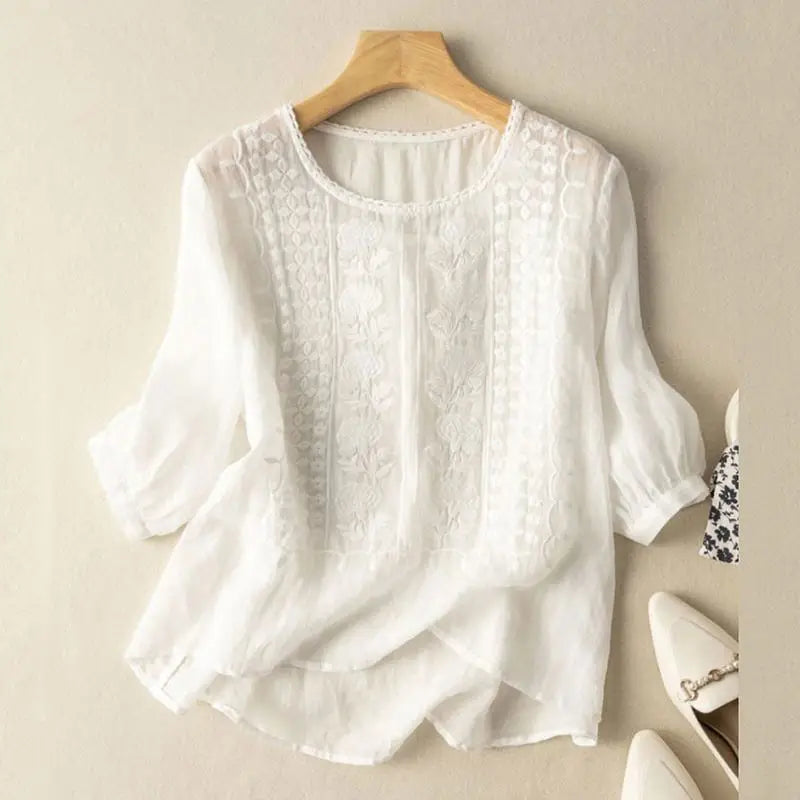 Marcelina | Blusa Relajada Bordada