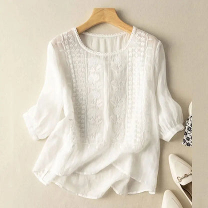 Marcelina | Blusa Relajada Bordada