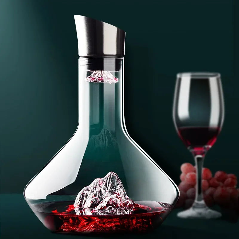 Wine Decanter Crystal Glass with Modern Design