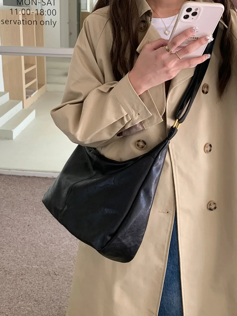 Lujoso bolso de mano de cuero PU de alta calidad