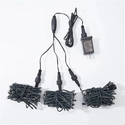 Luces de hadas LED para exteriores con efecto meteorito