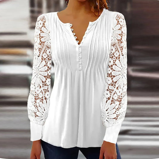 Kathy | Blusa Elegante con Mangas Largas