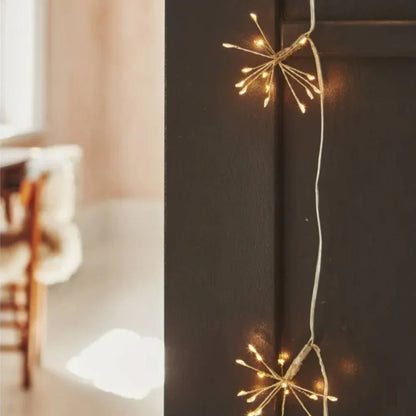Outdoor Solar Fairy Lights with LED Starbursts