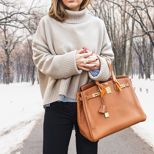 Sophia Luxe - Exclusive Leather Handbag for Women