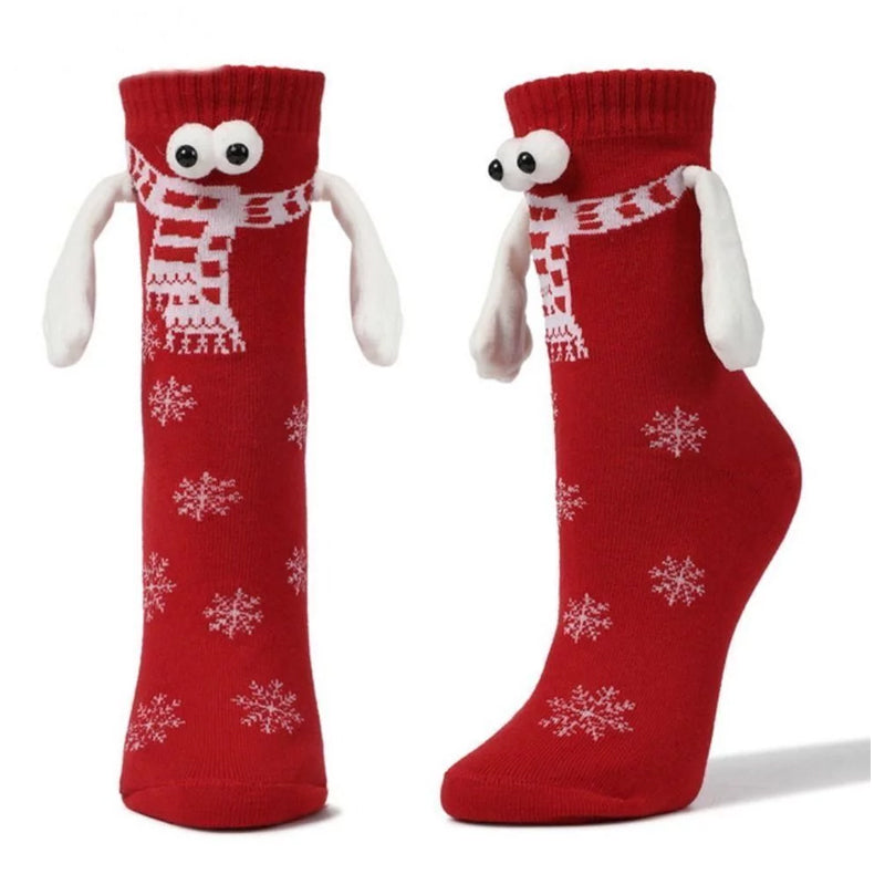MagnetHug Cozy Socks – Warm Couple Socks with Magnetic Hands