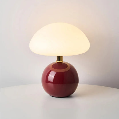 Bedside Lamp Ceramic Dome Table Light