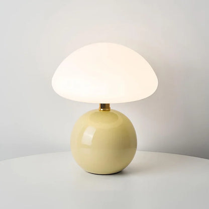 Bedside Lamp Ceramic Dome Table Light