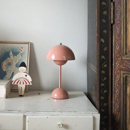 Bedside Lamp Dome Shape Iron Table Light