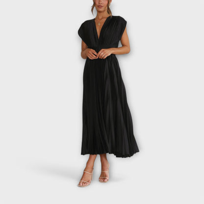 Maria - Vestido plisado elegante