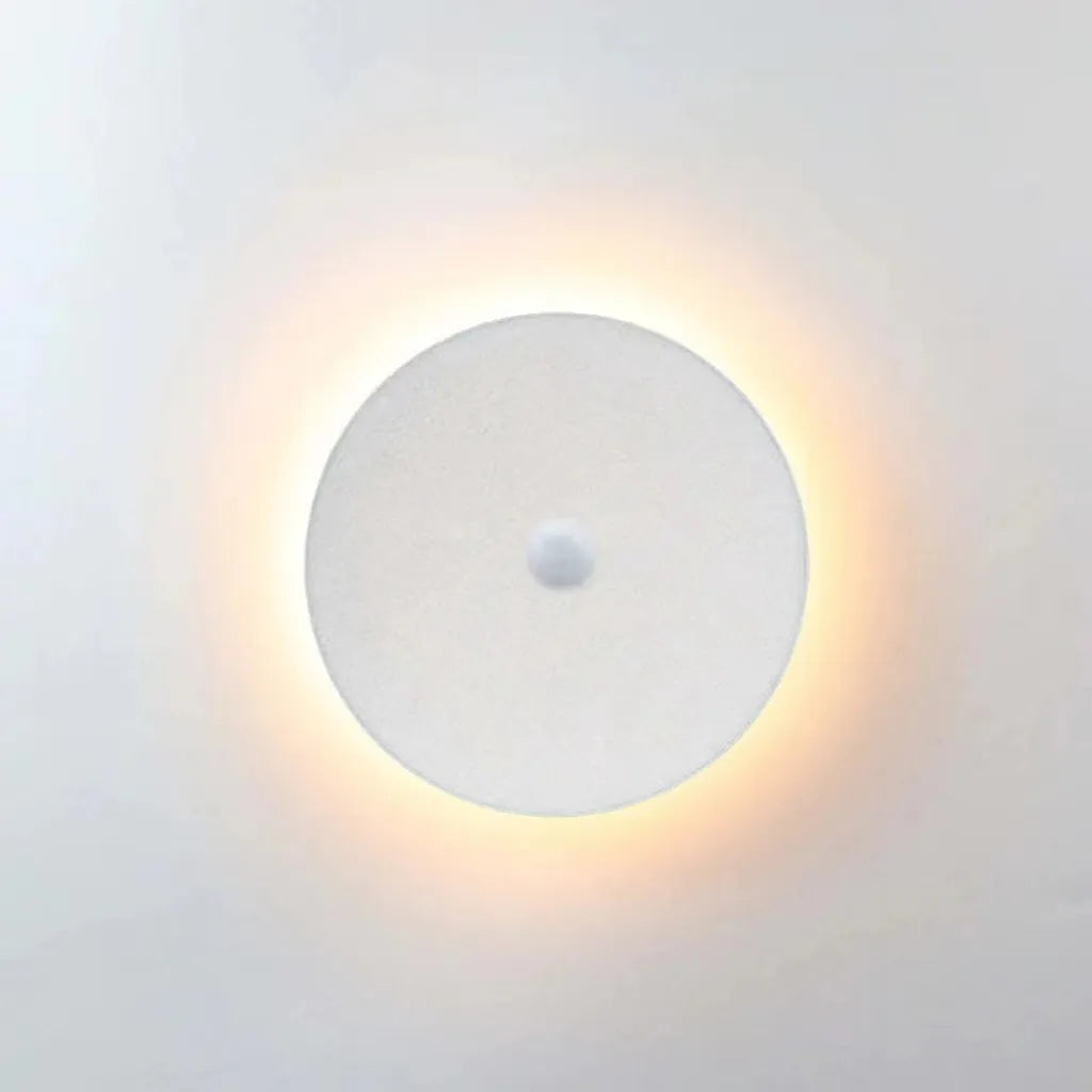 Lámpara de pared moderna negra exterior LED