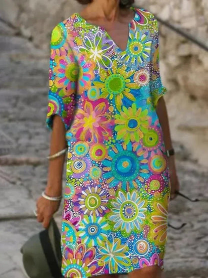 Betty | Vestido Floral Colorido