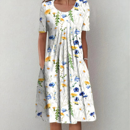 Leilani - Abito da festa con volant Summer Bloom