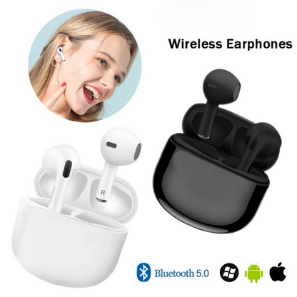 Auriculares inalámbricos Bluetooth con estuche de carga