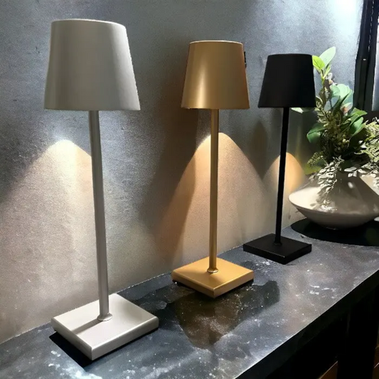 Lámpara de mesa LED | Luz táctil recargable inalámbrica para interiores