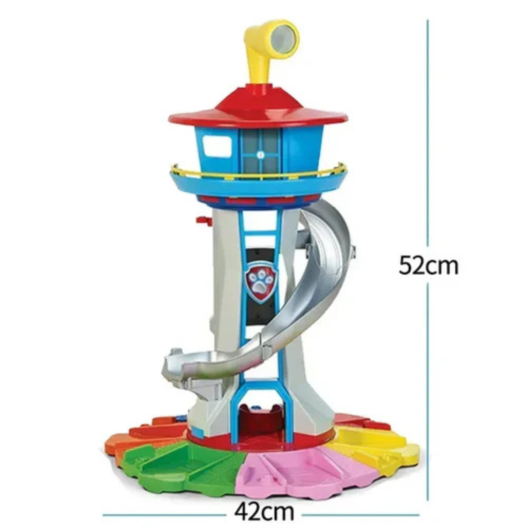 Juego infantil con coches y pista de tobogán