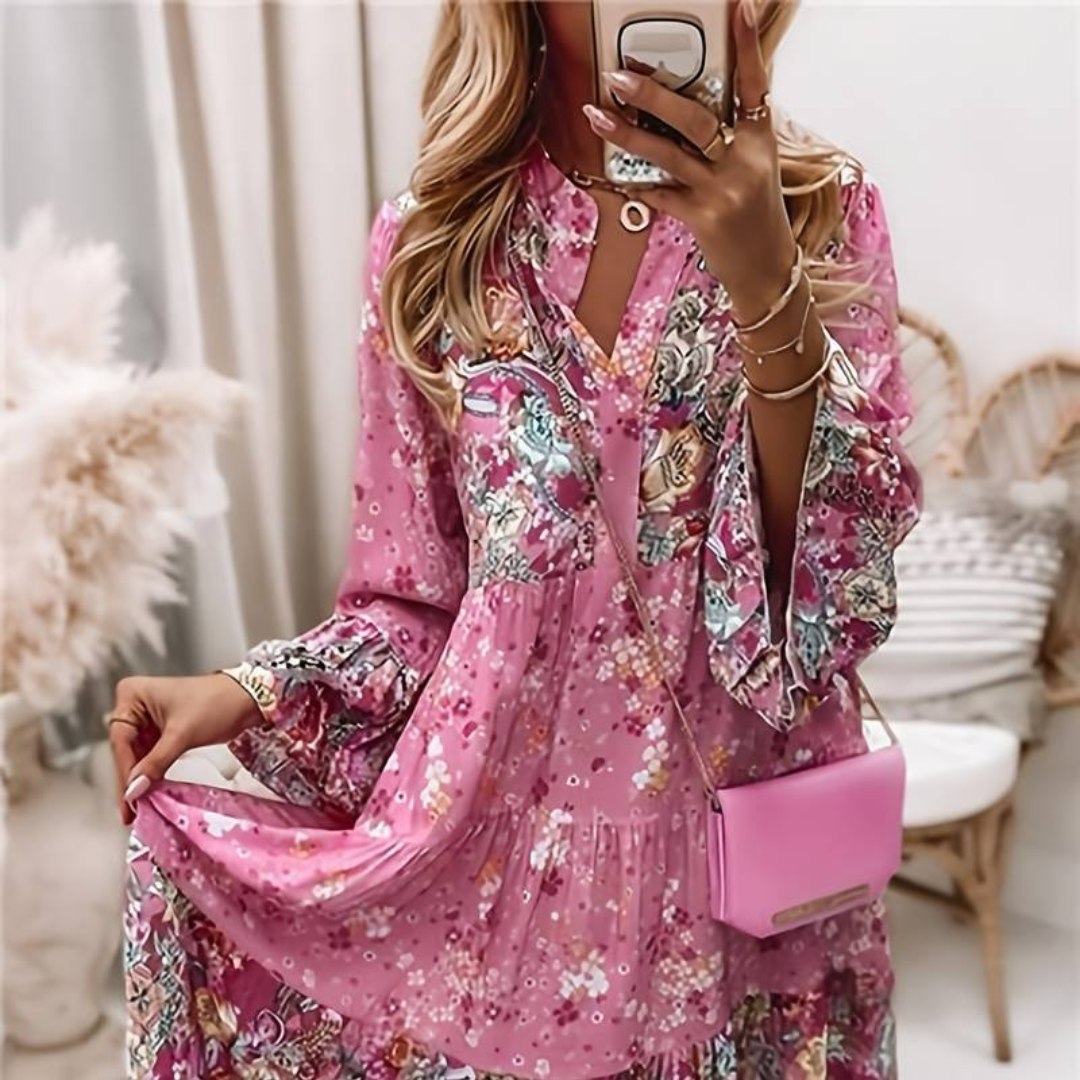 Asley | Vestido Boho Impreso
