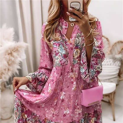 Asley | Vestido Boho Impreso