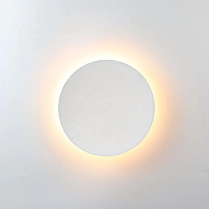 Lámpara de pared moderna negra exterior LED
