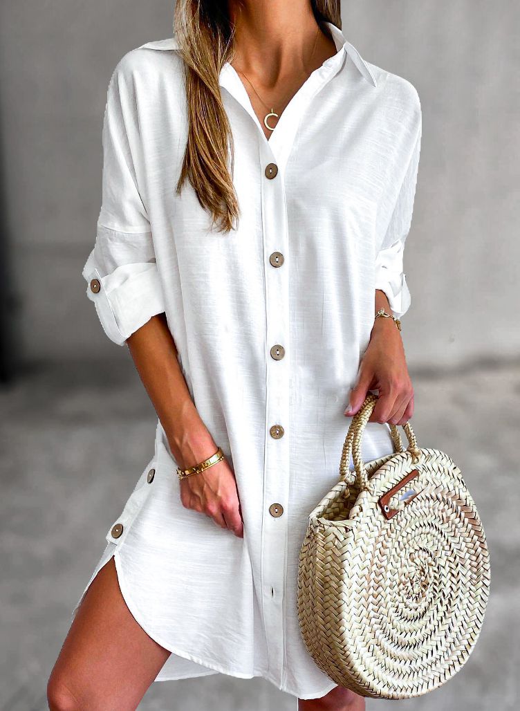 Yancy | Vestido Camisa Abotonado