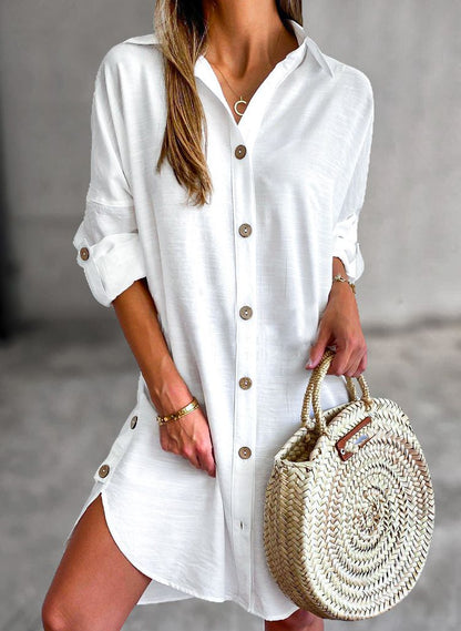 Yancy | Vestido Camisa Abotonado