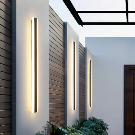 Lámpara LED impermeable moderna para pared exterior