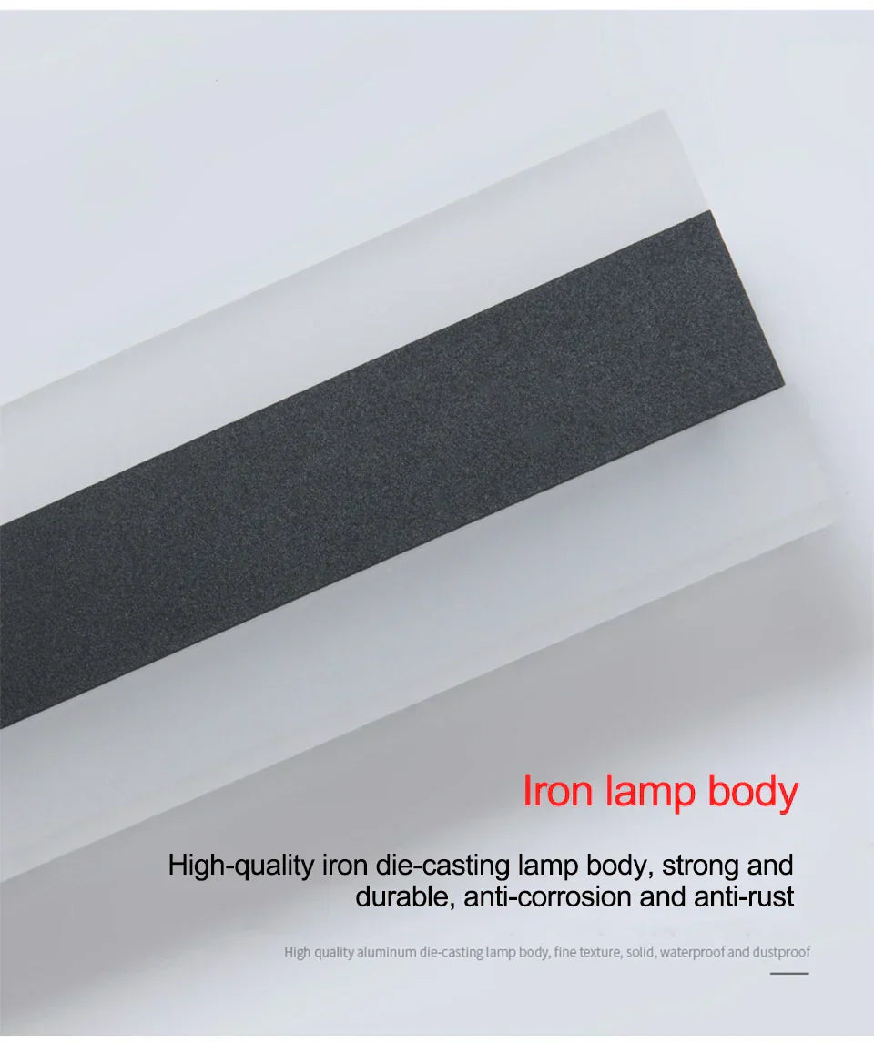 Lámpara LED impermeable moderna para pared exterior