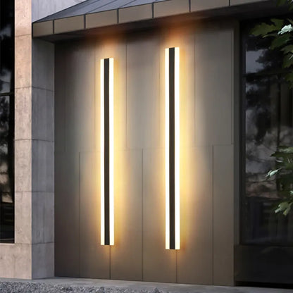 Lámpara LED impermeable moderna para pared exterior