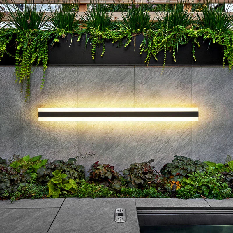 Lámpara LED impermeable moderna para pared exterior
