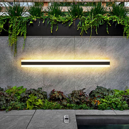 Lámpara LED impermeable moderna para pared exterior