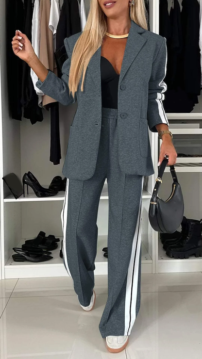 Básicos | Un traje casual de oficina con un toque moderno