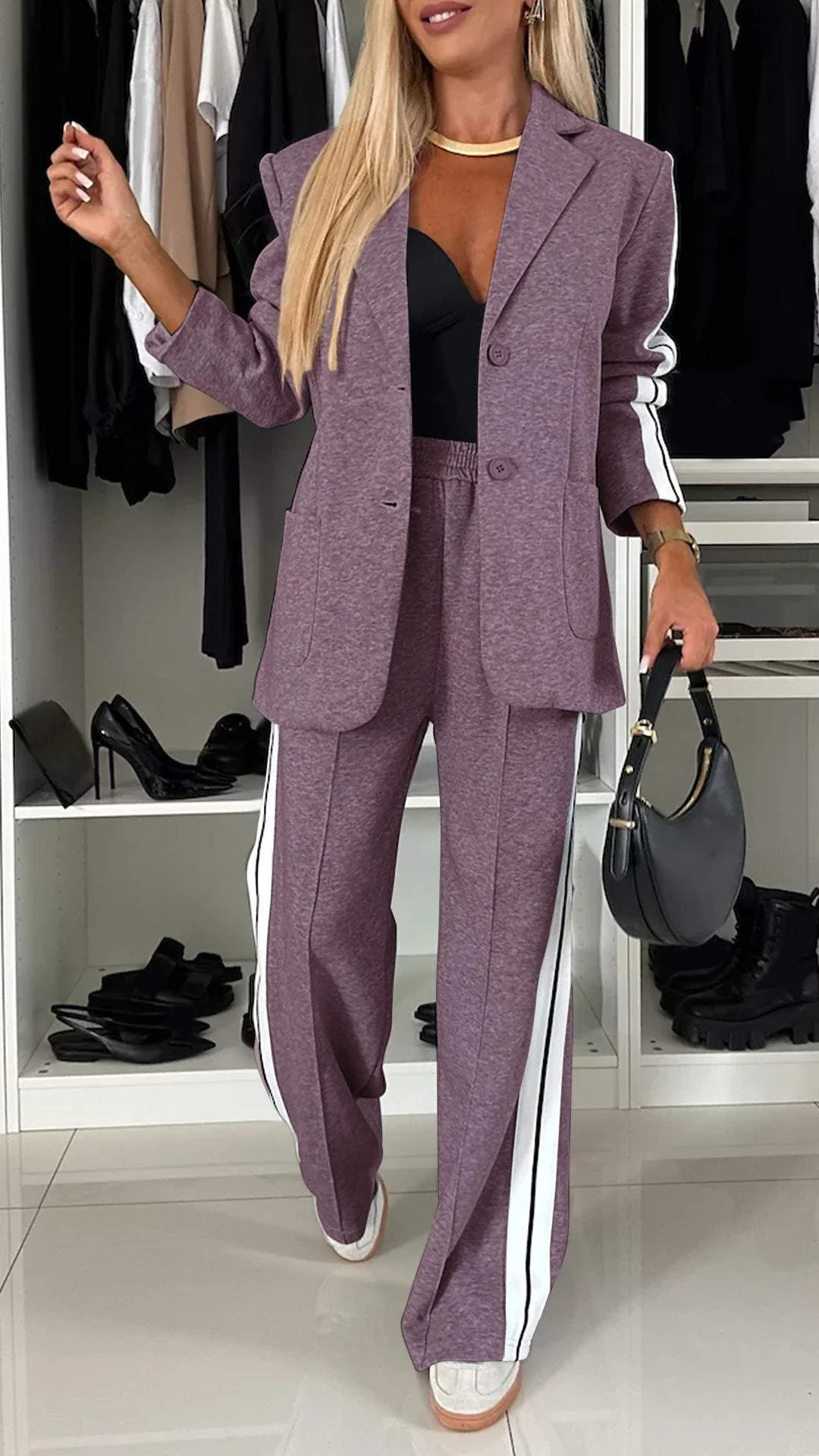 Básicos | Un traje casual de oficina con un toque moderno