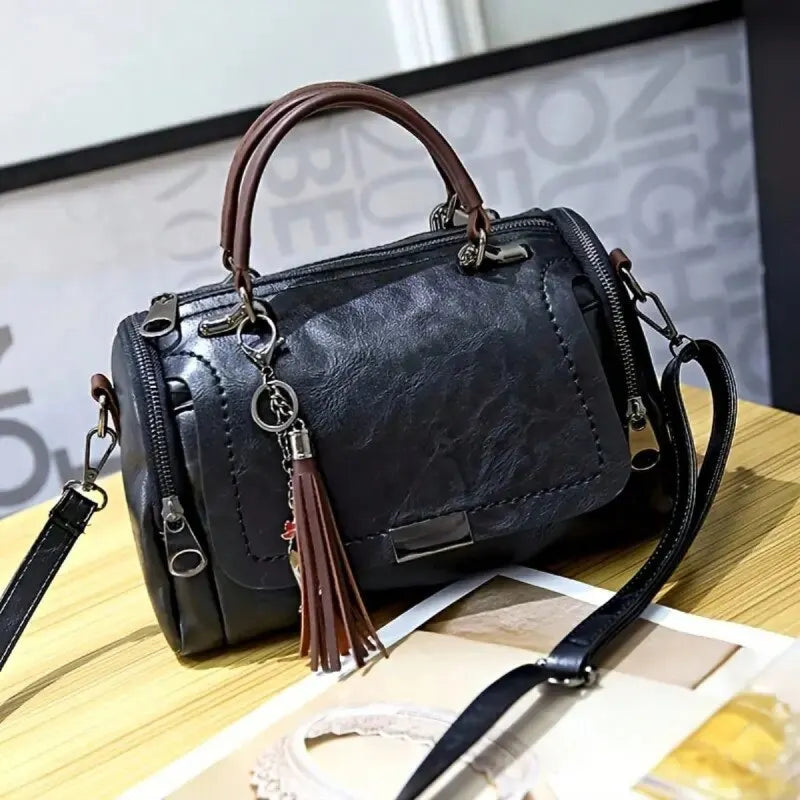 Elegante Bolsa de Hombro de Cuero - Irmela