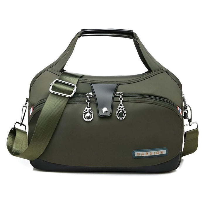 Bolsa cruzada impermeable versátil con características antirrobo