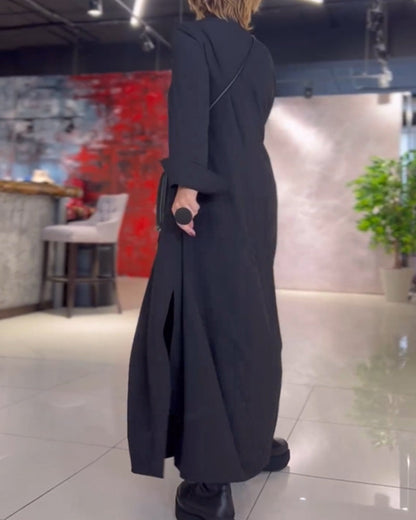 Evie - Vestido Maxi de Corte Holgado con Estilo Retro