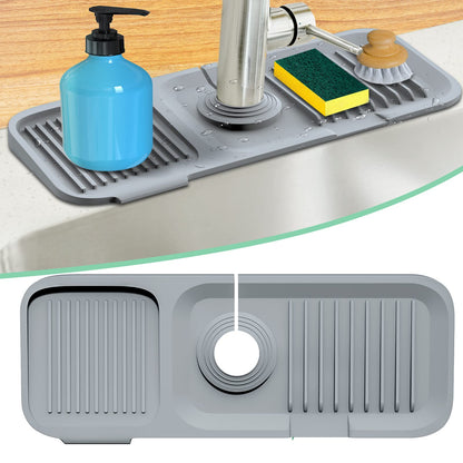 Protector contra salpicaduras AquaShield para fregadero | Protector de silicona para fregadero de cocina