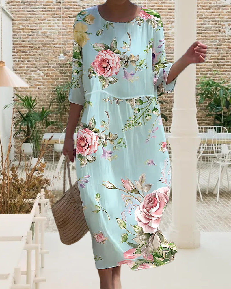 Kaye | Vestido Floral Elegante