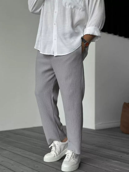 Feli - Pantalones de Lujo Suaves para Hombre